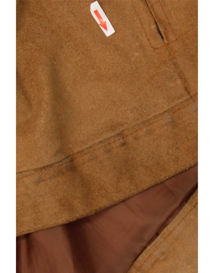 Conbipel Herre Ruskindsjakke IT 56 2XL Beige Læder