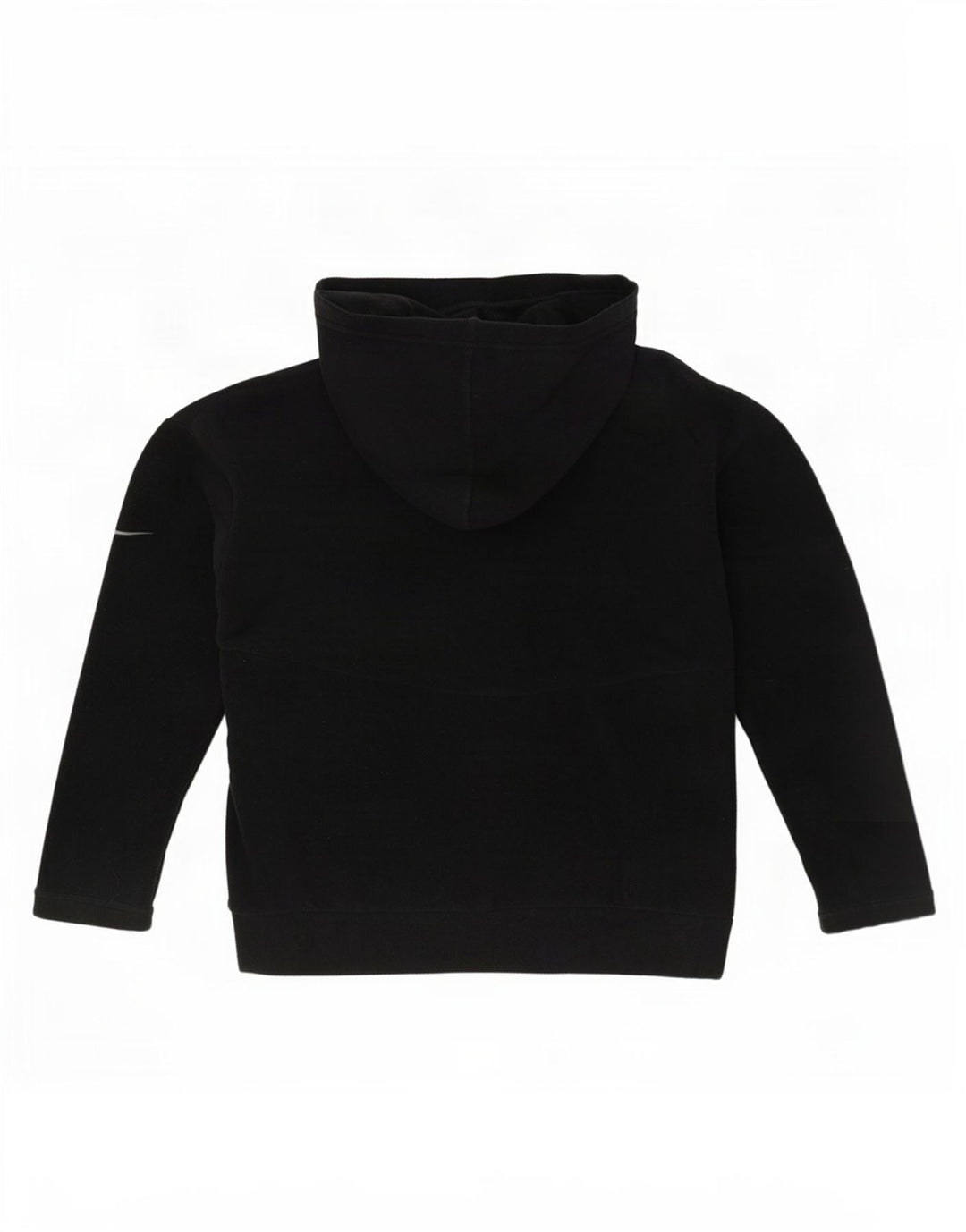Nike Dame Hætte Oversized Fleece Jumper UK 10 Lille Sort Polyester