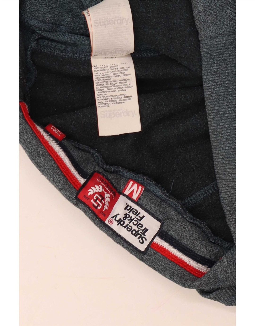 Superdry Herre grafisk træningsdragt Bukser Joggers Medium Grey Bomuld