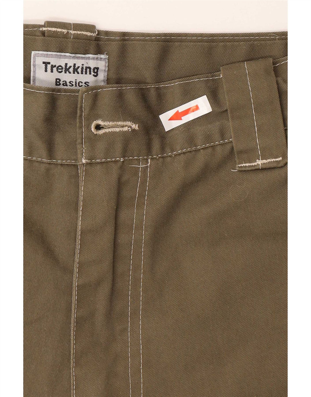 Basics Herre Cargo Shorts XL W38 Khaki Polyester