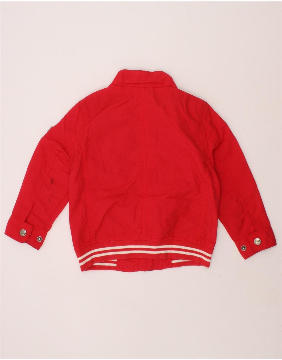 TOMMY HILFIGER Baby Boys Bomber Jacket 18-24 Months Red Nylon Vintage Tommy Hilfiger and Second-Hand Tommy Hilfiger from Messina Hembry 