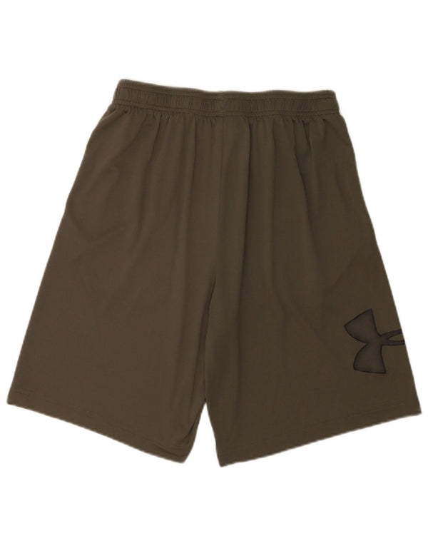 Under Armour Herre Heat Gear Graphic Sports Shorts Medium Green Sports