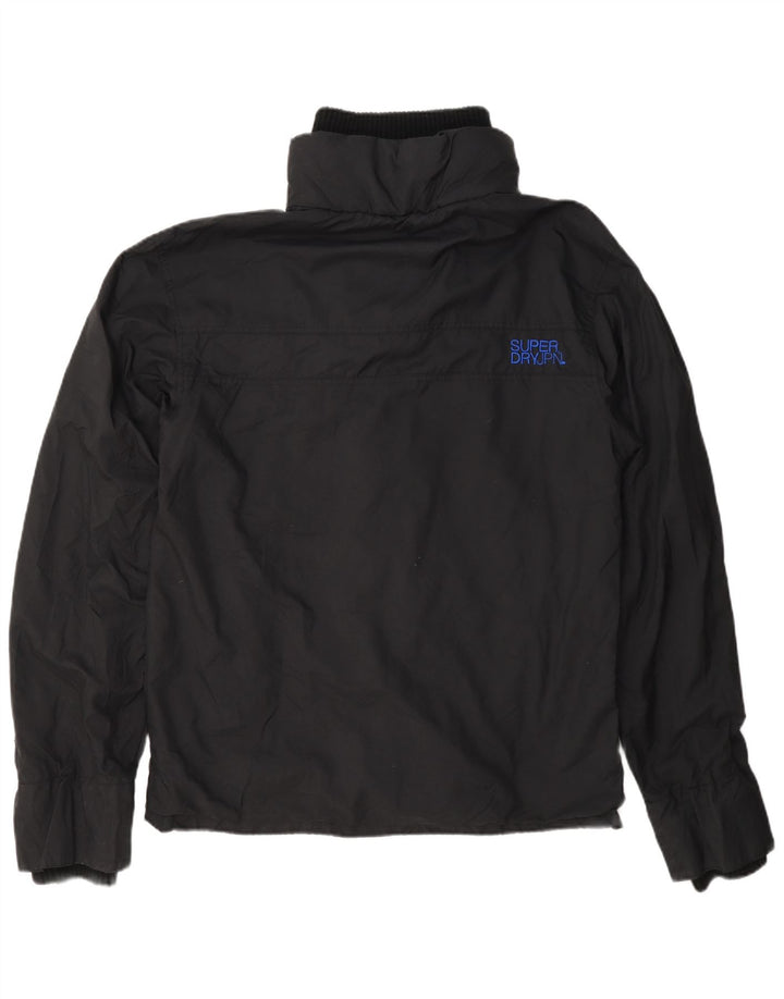 Superdry Regnjakke til kvinder UK 20 2XL Sort Nylon