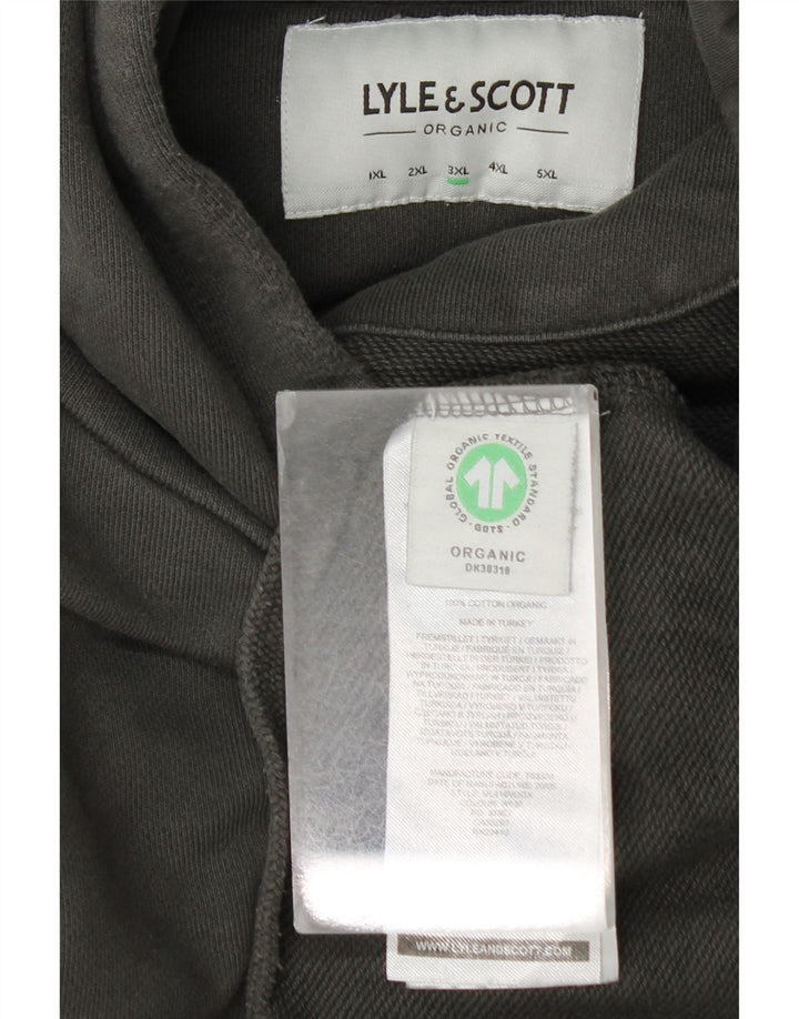 Lyle & Scott Herre hættetrøje 3XL grå bomuld