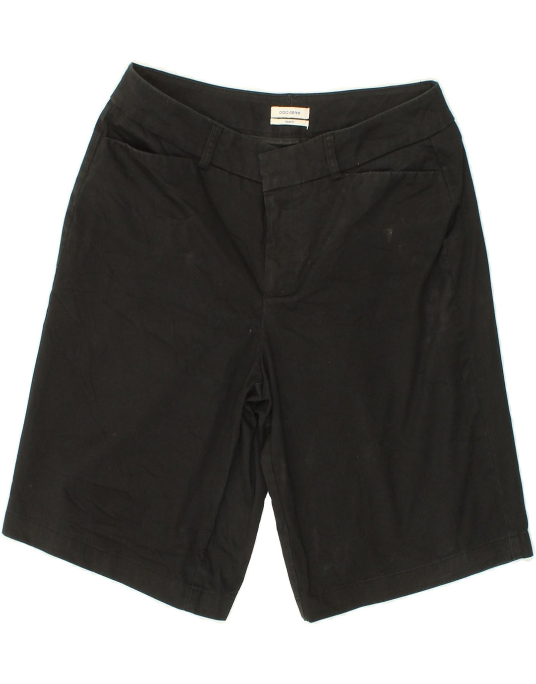 DOCKERS Womens Casual Shorts US 8 Medium W30  Black Cotton Vintage Dockers and Second-Hand Dockers from Messina Hembry 