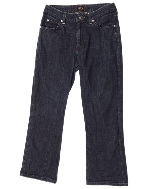 Lee Dame Cameron Straight Jeans W30 L33 Marineblå Bomuld