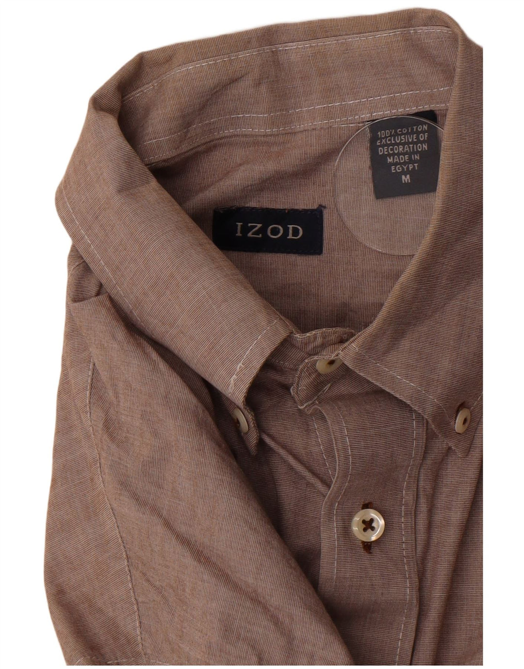 Izod herreskjorte medium brun bomuld