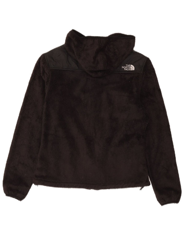 The North Face Fleecejakke med hætte til kvinder UK 12 Medium Sort Polyester