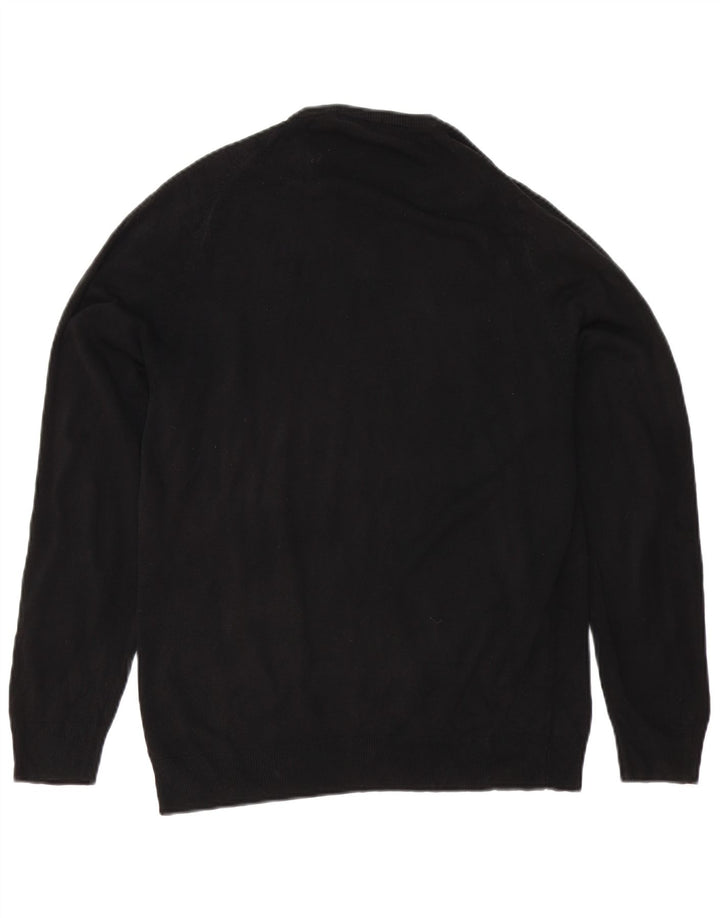 Marks & Spencer Herre Autograph V-hals Trøje Medium Sort Akryl