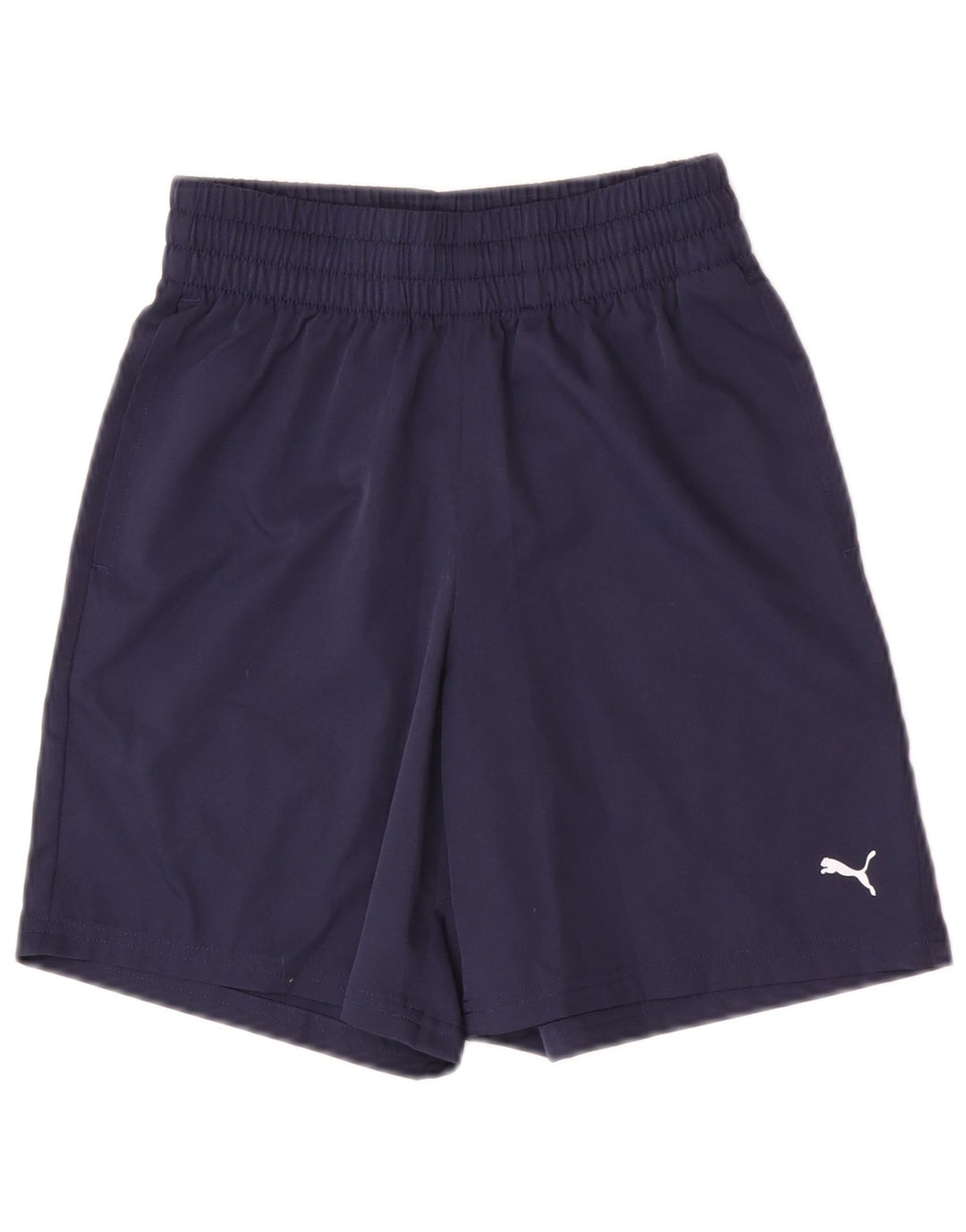 Puma Boys Sports Shorts 5-6 år XS Navy Blue Polyester