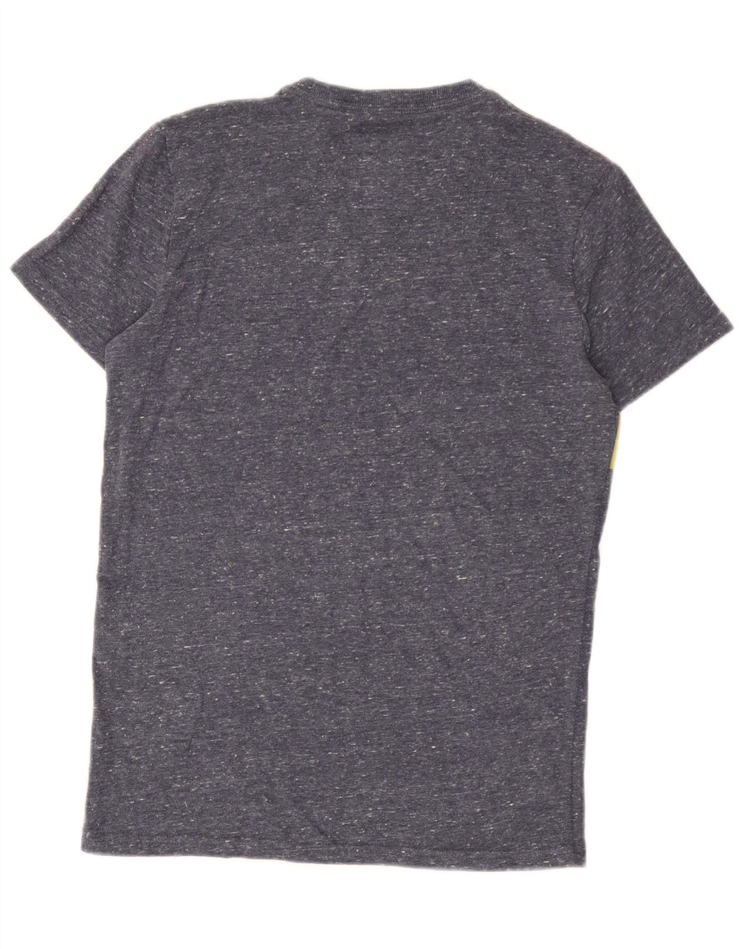 Superdry Grafisk T-shirt-top til mænd, lille blå flækket bomuld