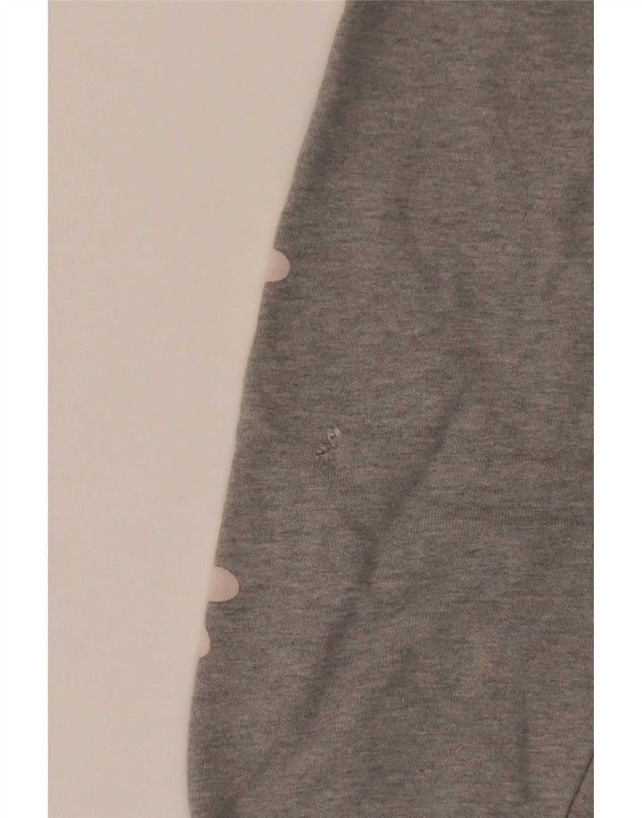 Levi's Dame Oversized hættetrøje Jumper UK 14 Medium Grey Floral Bomuld
