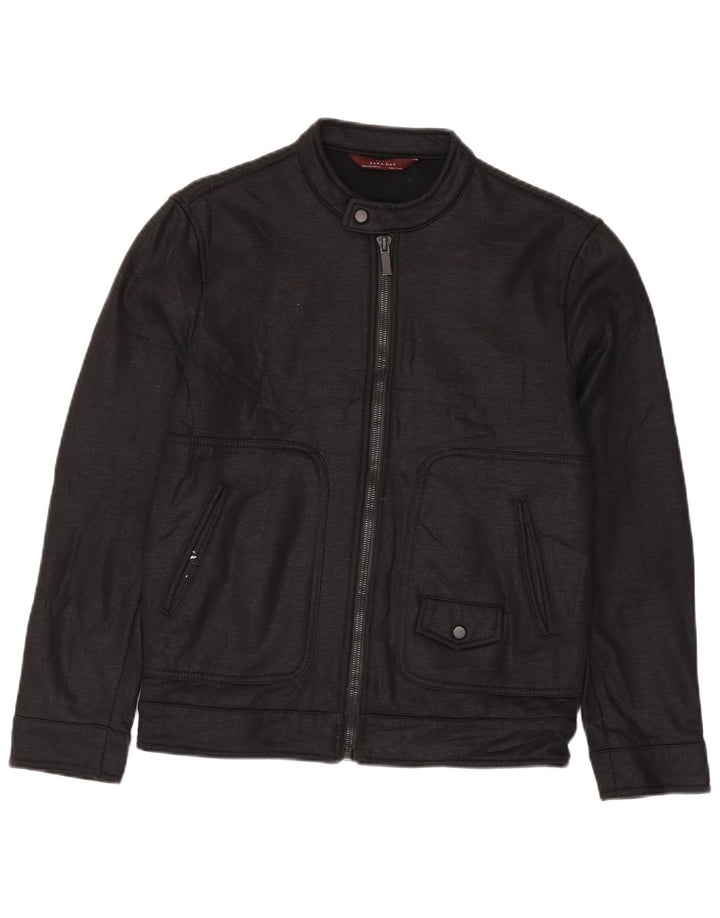 Zara Bomberjakke til mænd UK 38 Medium Sort Polyester