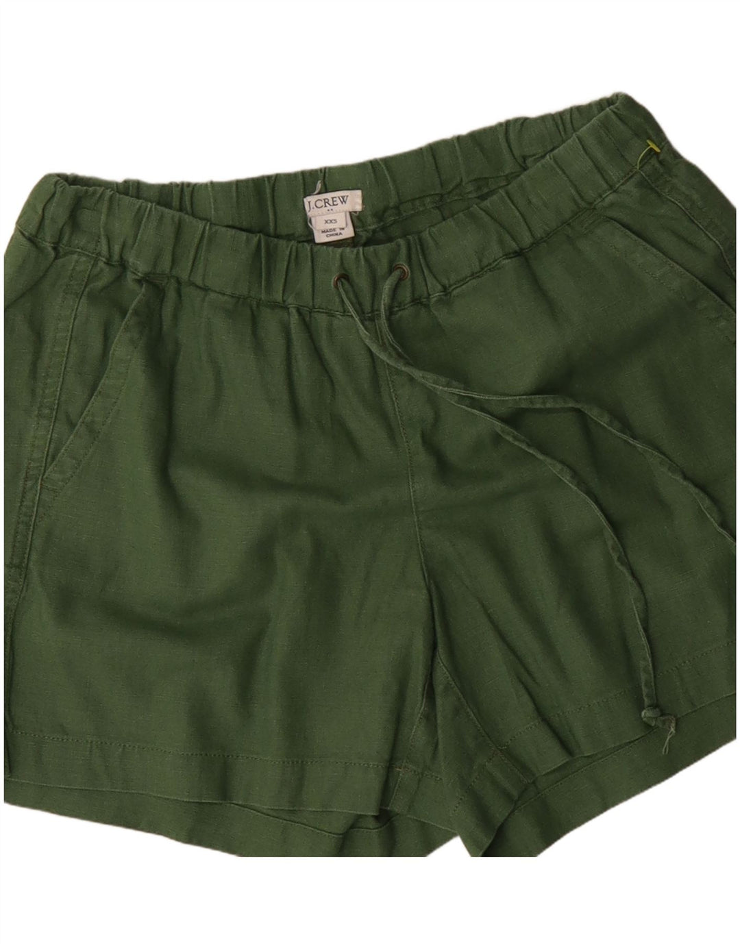 J. Crew Chino-shorts til kvinder 2XS W24 Grøn hør