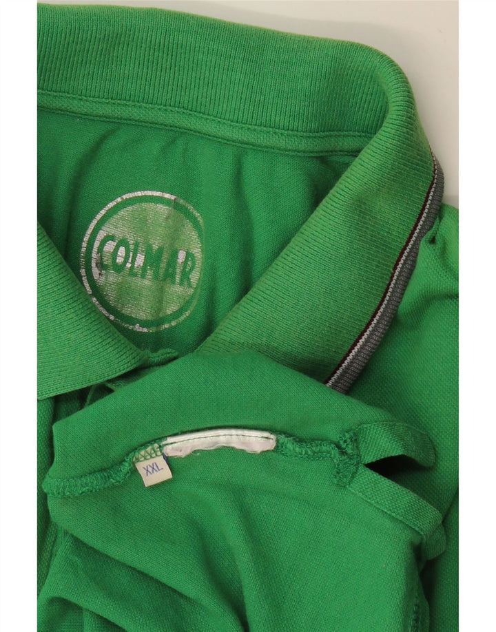 COLMAR Grafisk Polo Shirt til mænd 2XL Grøn