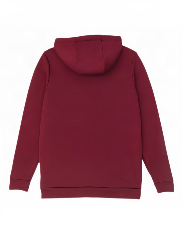 Nike Herre Dri Fit Grafisk hættetrøje Jumper Large Maroon Polyester