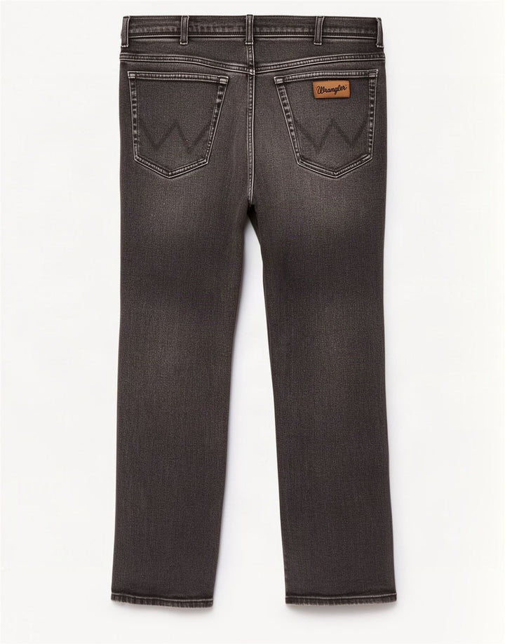 Wrangler Herre Texas Straight Jeans W40 L32 Grå Bomuld