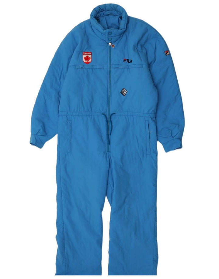 Fila Ski Jumpsuit med hætte til mænd IT 54 Stor blå polyamid