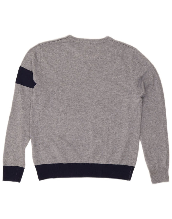 Cesare Paciotti 4US drenge sweater med rund hals 15-16 år grå
