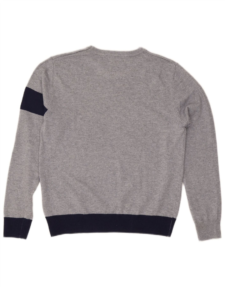 Cesare Paciotti 4US drenge sweater med rund hals 15-16 år grå