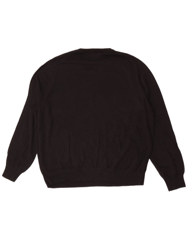Marks & Spencer Herre sweater med rund hals 3XL sort bomuld