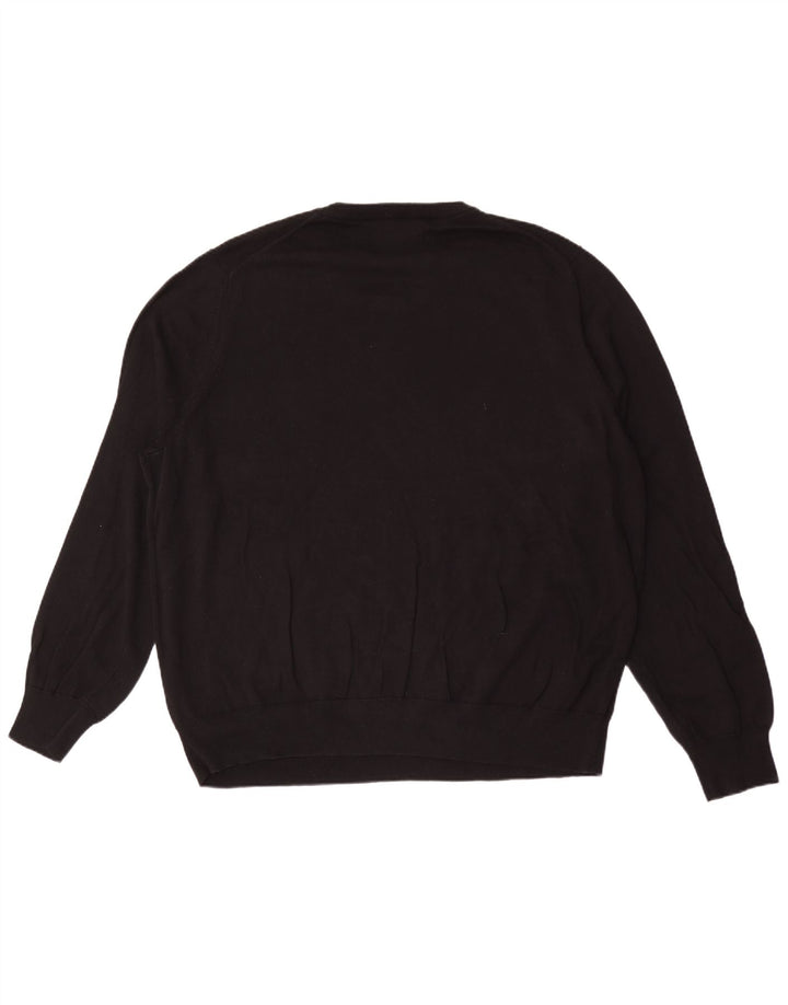 Marks & Spencer Herre sweater med rund hals 3XL sort bomuld