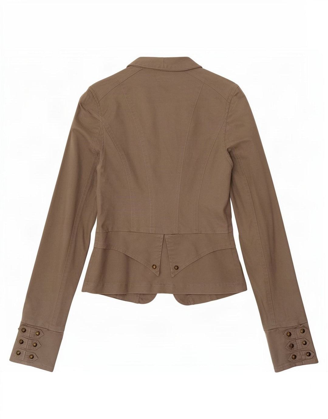 Jane Norman Dame Blazer Jacket UK 6 XS Grå Bomuld