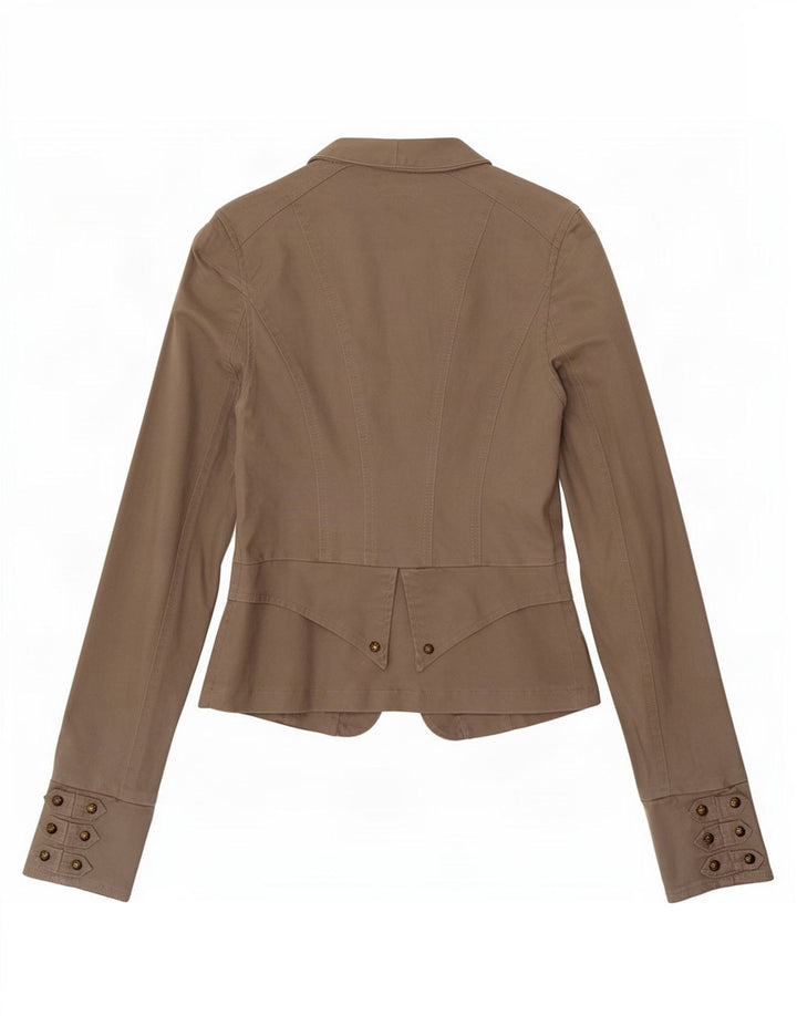Jane Norman Dame Blazer Jacket UK 6 XS Grå Bomuld