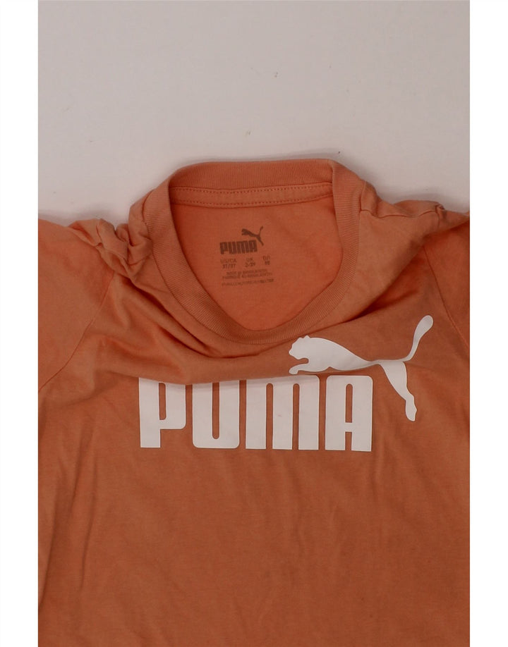 PUMA Girls Graphic T-Shirt Top 2-3 Years Pink Vintage Puma and Second-Hand Puma from Messina Hembry 
