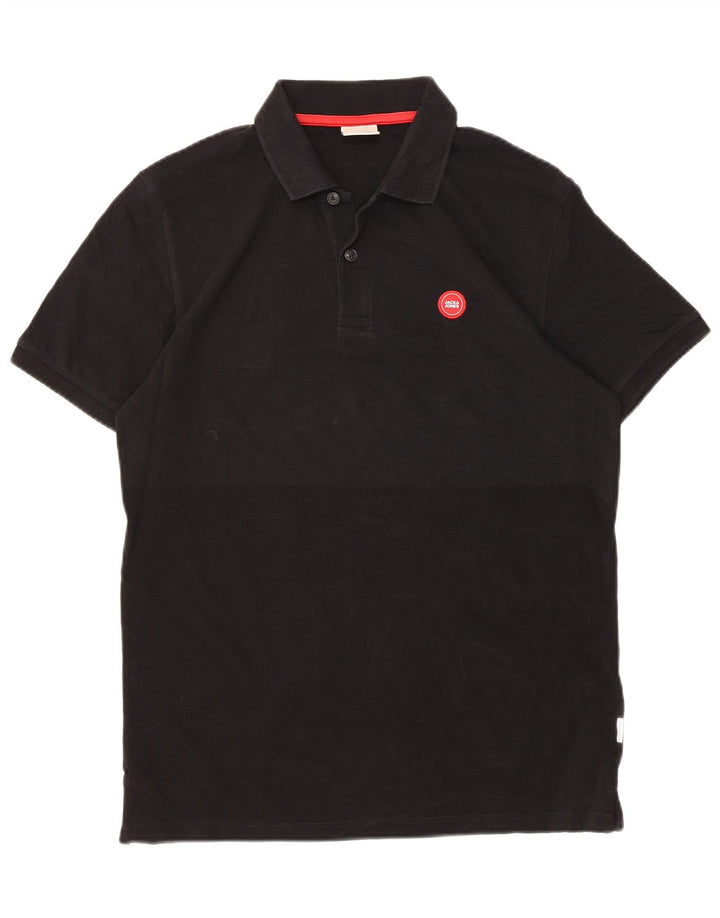 Jack & Jones herre poloskjorte lille sort bomuld