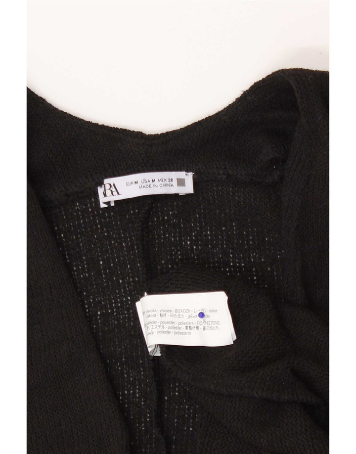 Zara Dame Oversized Vest Tank Top UK 14 Medium Sort Viscose