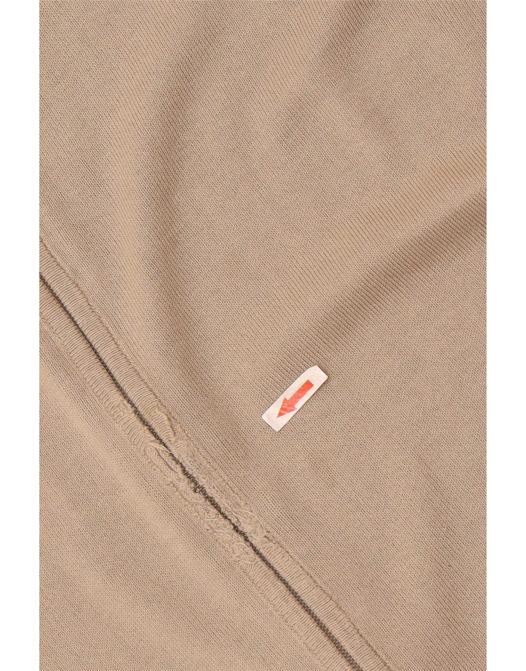 Lacoste Herre Cardigan Sweater Størrelse 10 5XL Beige Bomuld