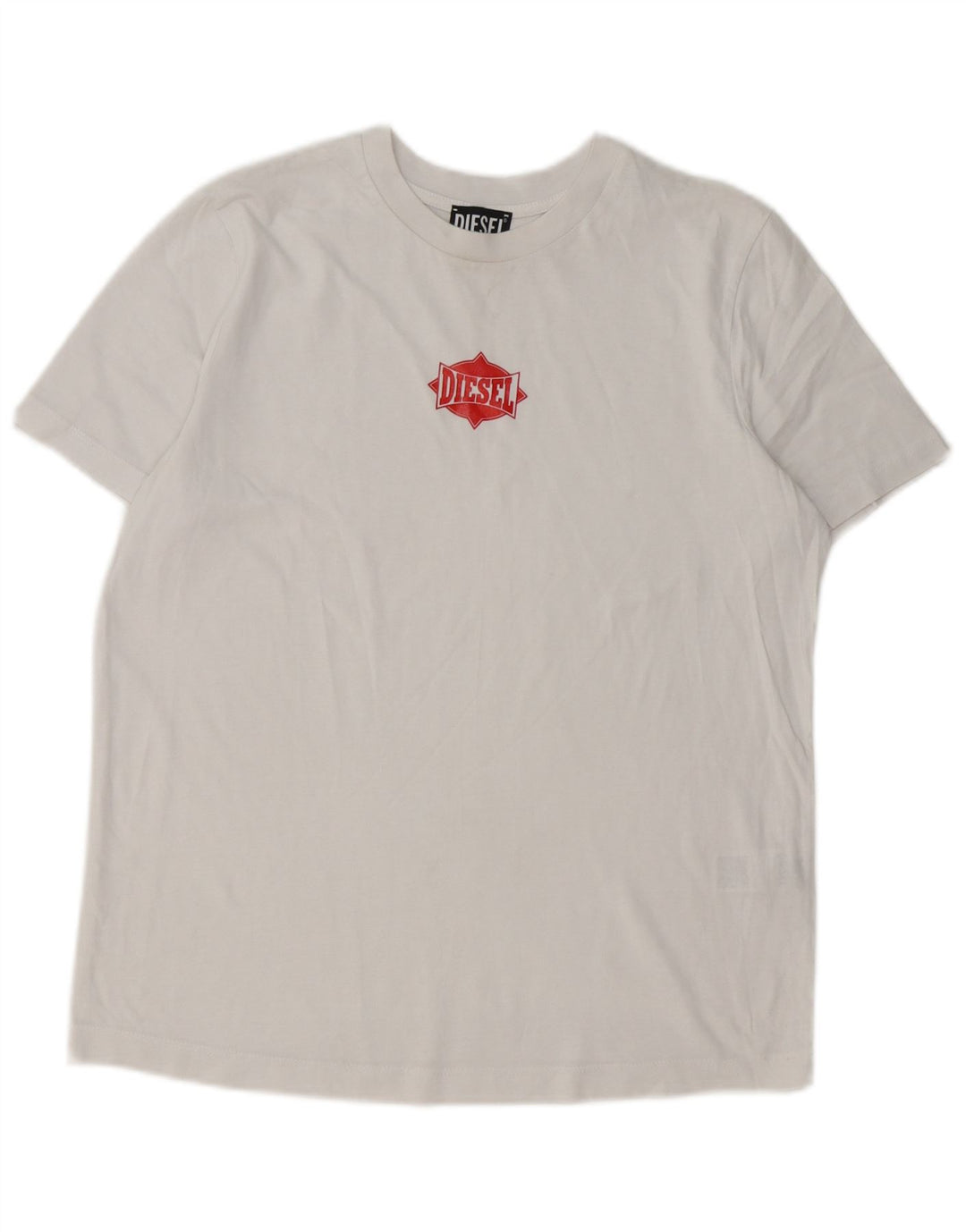 Diesel Drenge Grafisk T-Shirt Top 13-14 År Stor Hvid