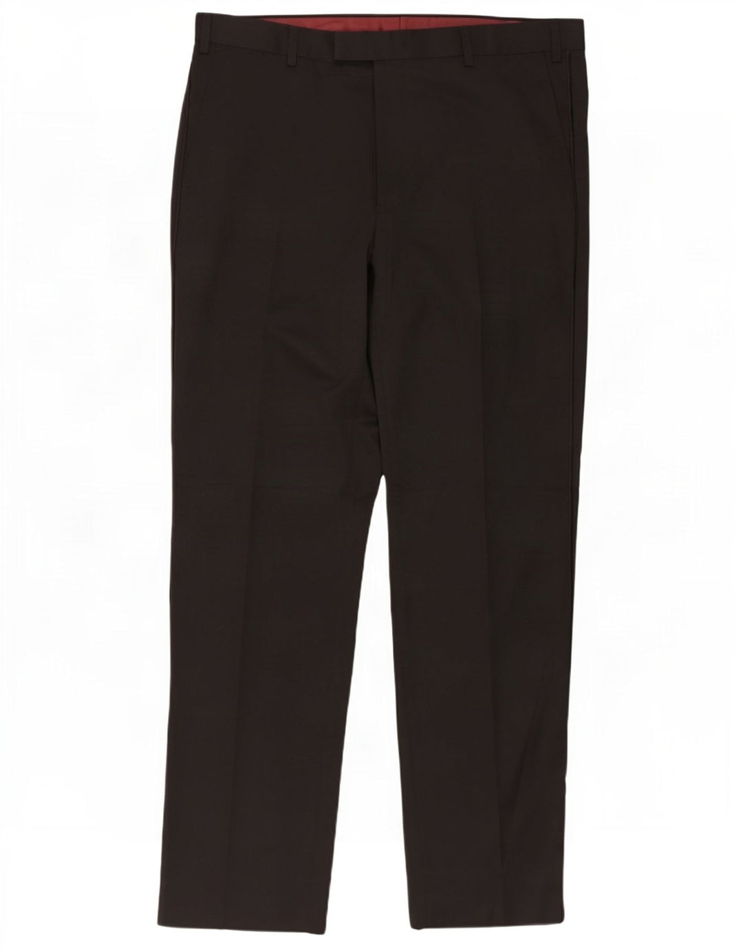 Marks & Spencer Herre Regular Suit Bukser W38 L31 Sort Polyester