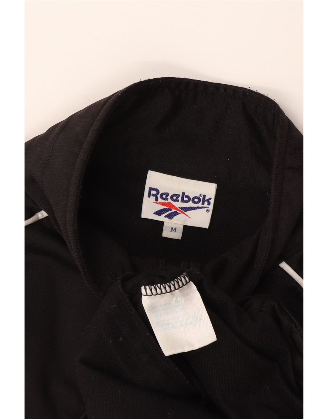Reebok Herre grafisk kortærmet træningsdragt Topjakke Medium Sort