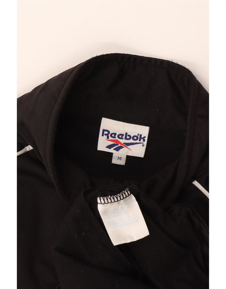 Reebok Herre grafisk kortærmet træningsdragt Topjakke Medium Sort