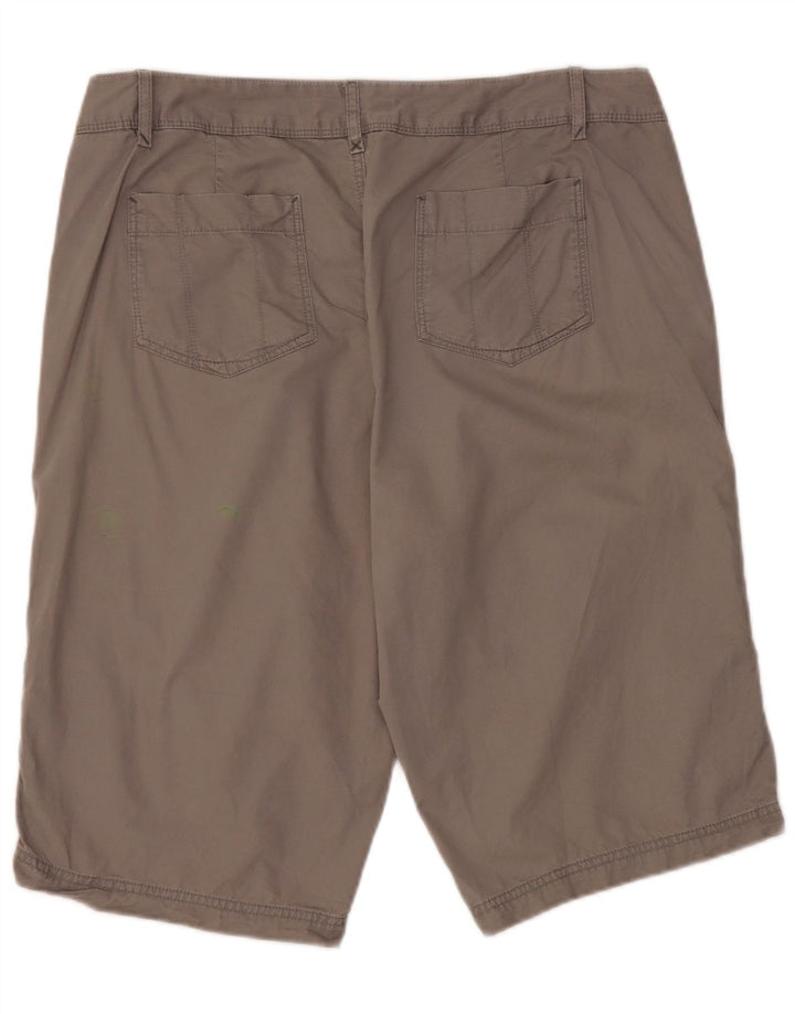 Eddie Bauer Dame Chino Shorts US 12 Large W34 Grå Bomuld