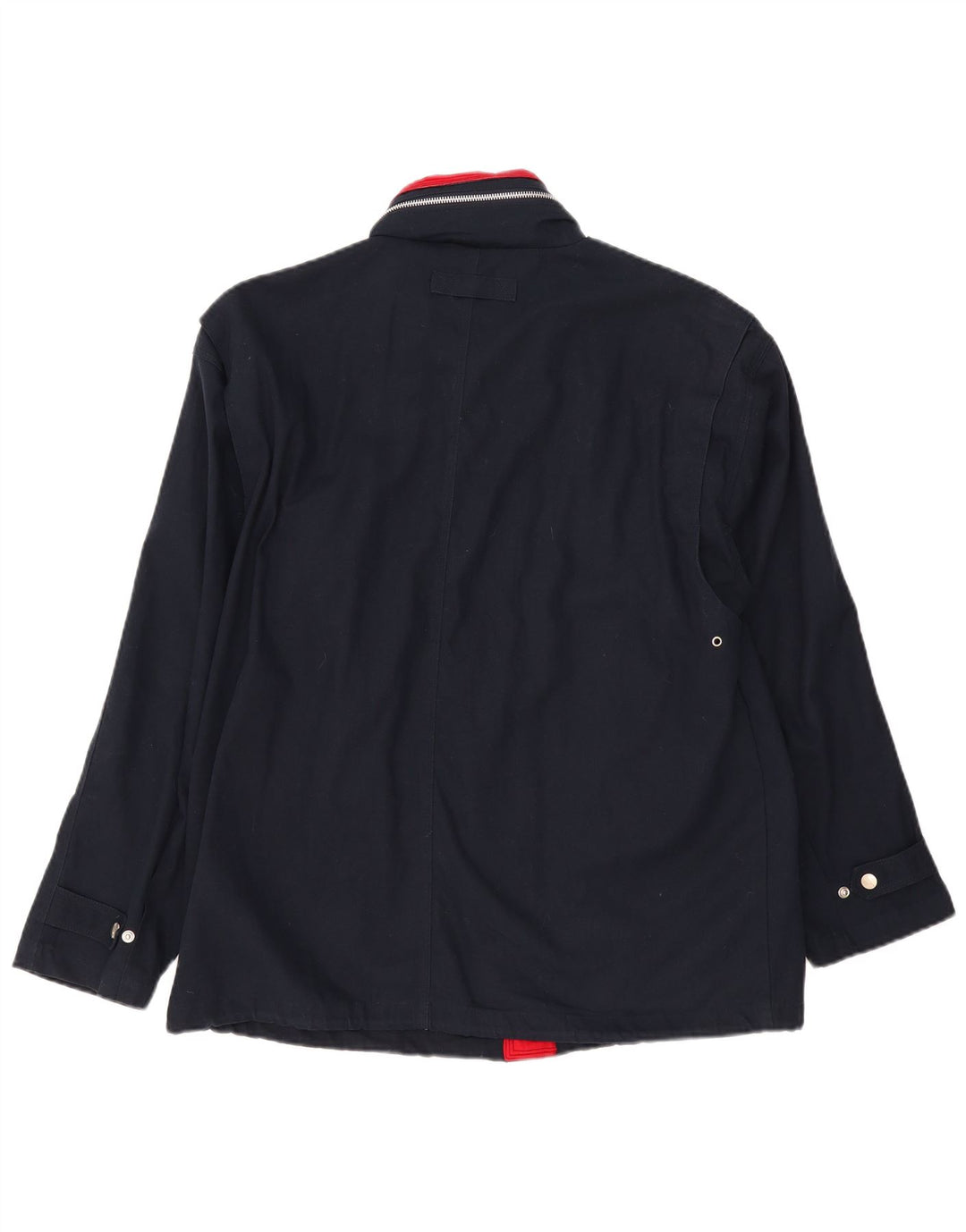 OXER Herre Hooded Utility Jacket UK 40 Large Navy Blue Cotton
