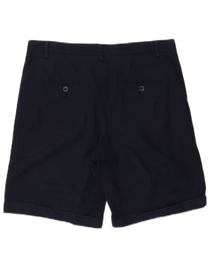 Benetton Herre Chino Shorts W34 Large Navy Blue