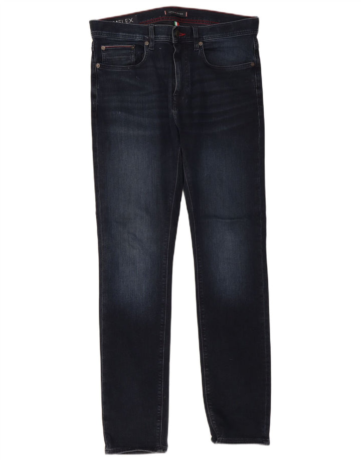 Tommy Hilfiger Herre Bleecker Slim Jeans W32 L32 Marineblå Bomuld