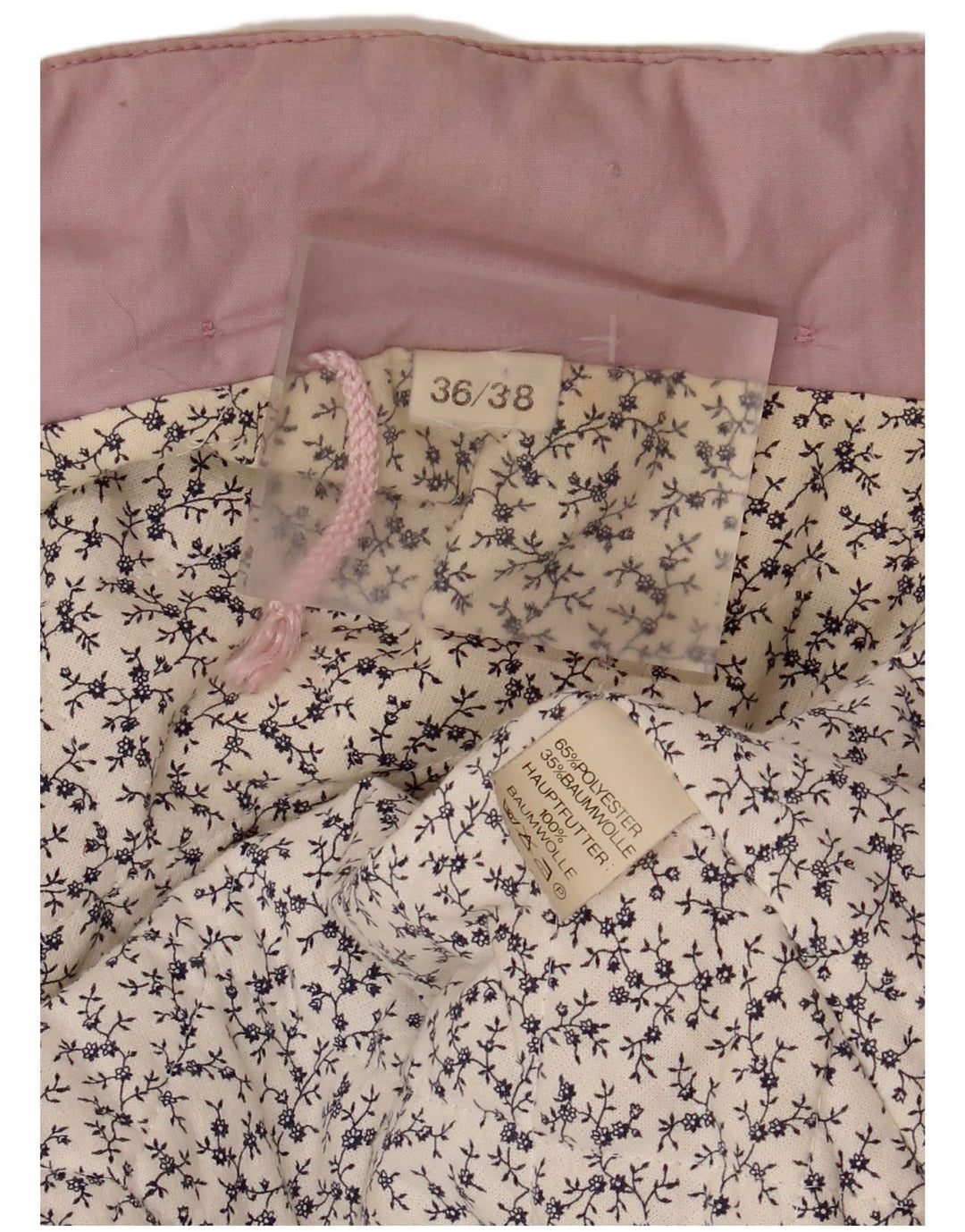 Vintage Dame Oversized Windbreaker Coat IT 36/38 XS Pink Polyester