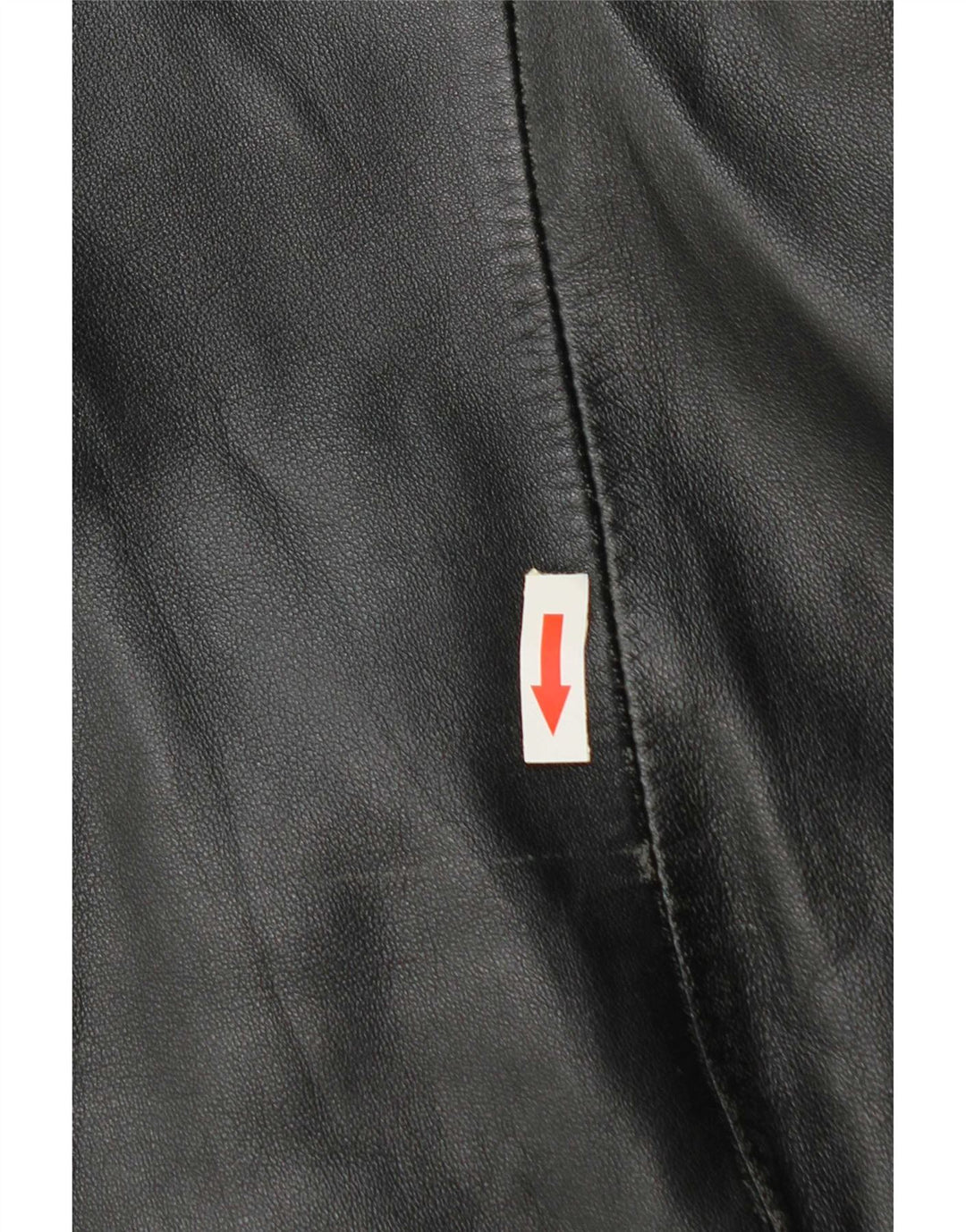 Vintage dame læderjakke IT 50 XL sort læder