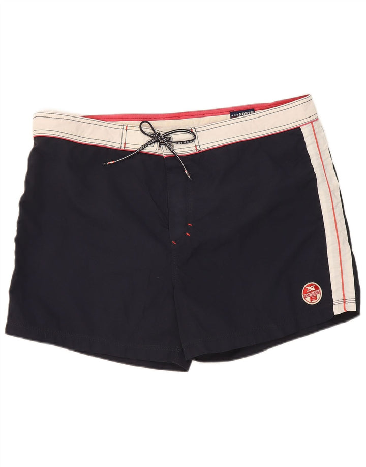 North Sails Herre badeshorts XL Navy Blue Colourblock Polyamid