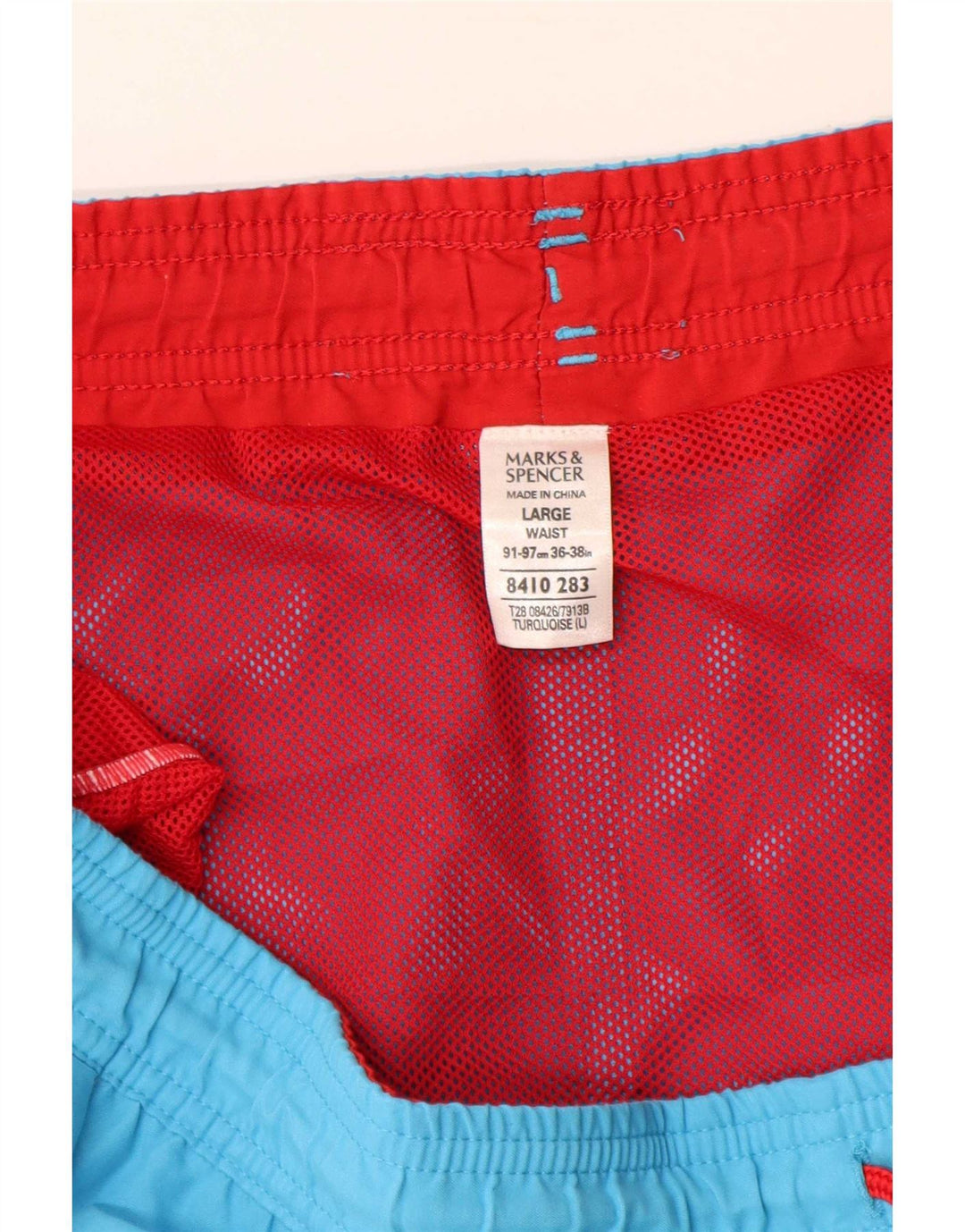 Marks & Spencer Badeshorts til mænd Stor turkis polyester