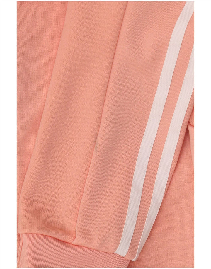 Adidas Grafisk træningsdragt topjakke til kvinder UK 6 XS Orange Polyester