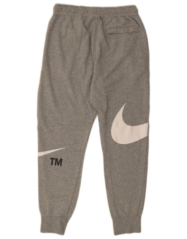 Nike Herre Swoosh Grafisk træningsdragt Bukser Joggers Medium Grey Bomuld