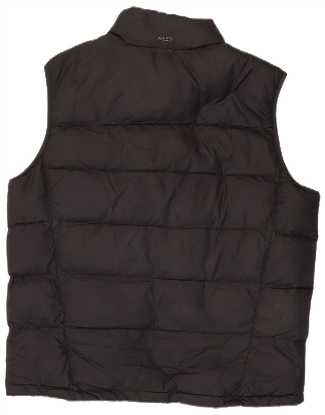 EDDIE BAUER Herre polstret Gilet UK 40 Large Black Polyester