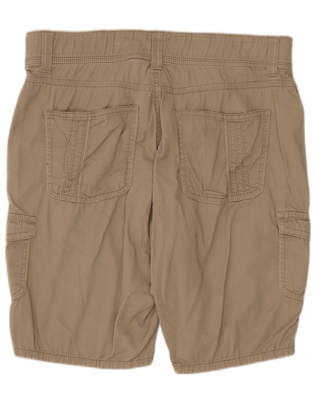 Lee Womens Cargo Shorts US 10 Large W32 Beige Bomuld