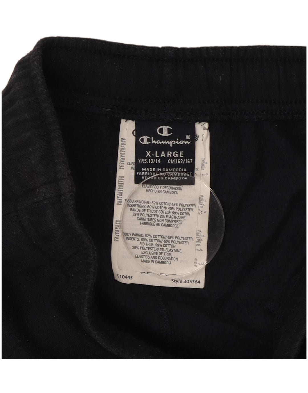 CHAMPION Boys Cargo træningsdragt Bukser Joggers 13-14 år XL Navy Blue