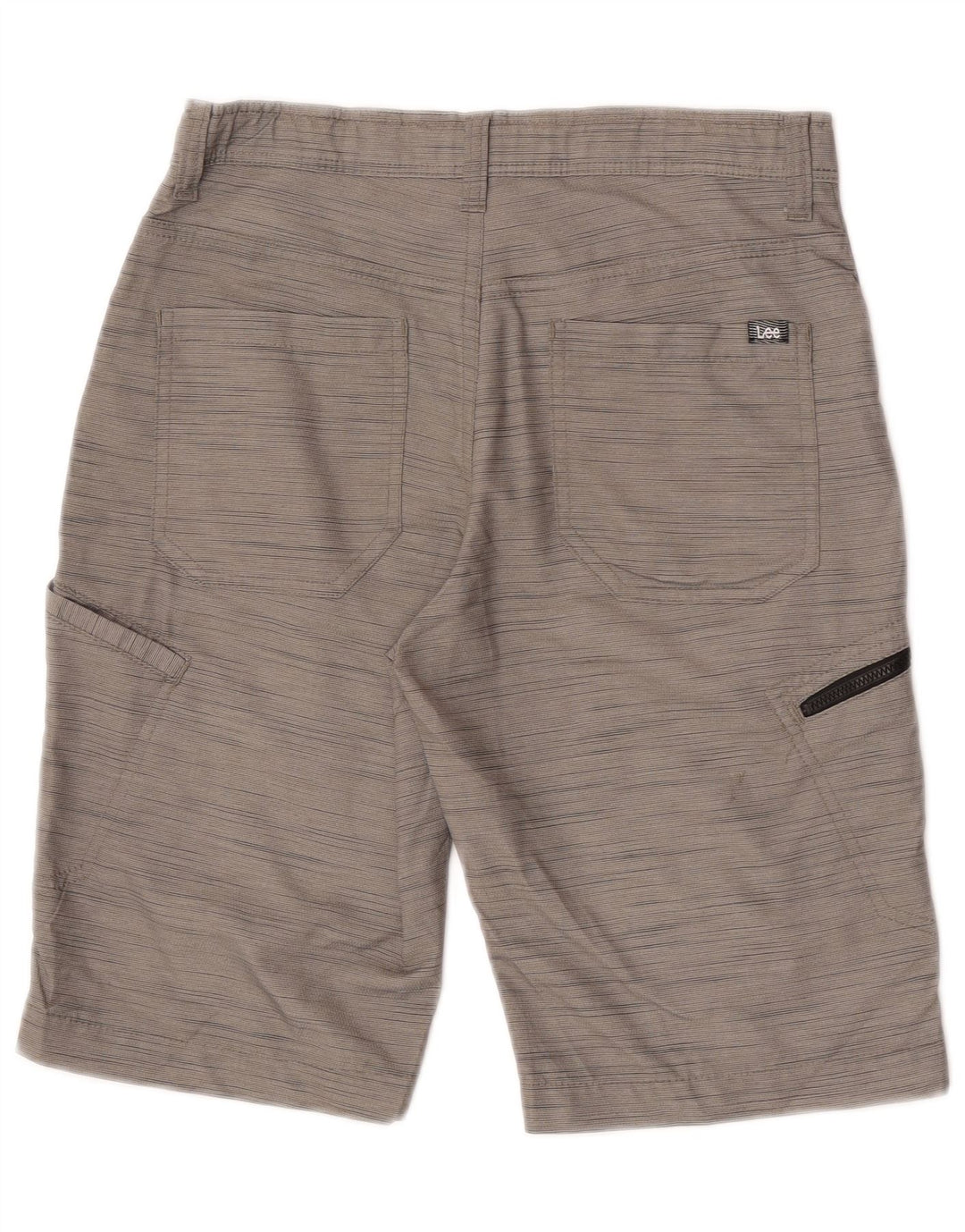 Lee Boys Cargo Shorts 11-12 år W27 Grå Flecked Polyester